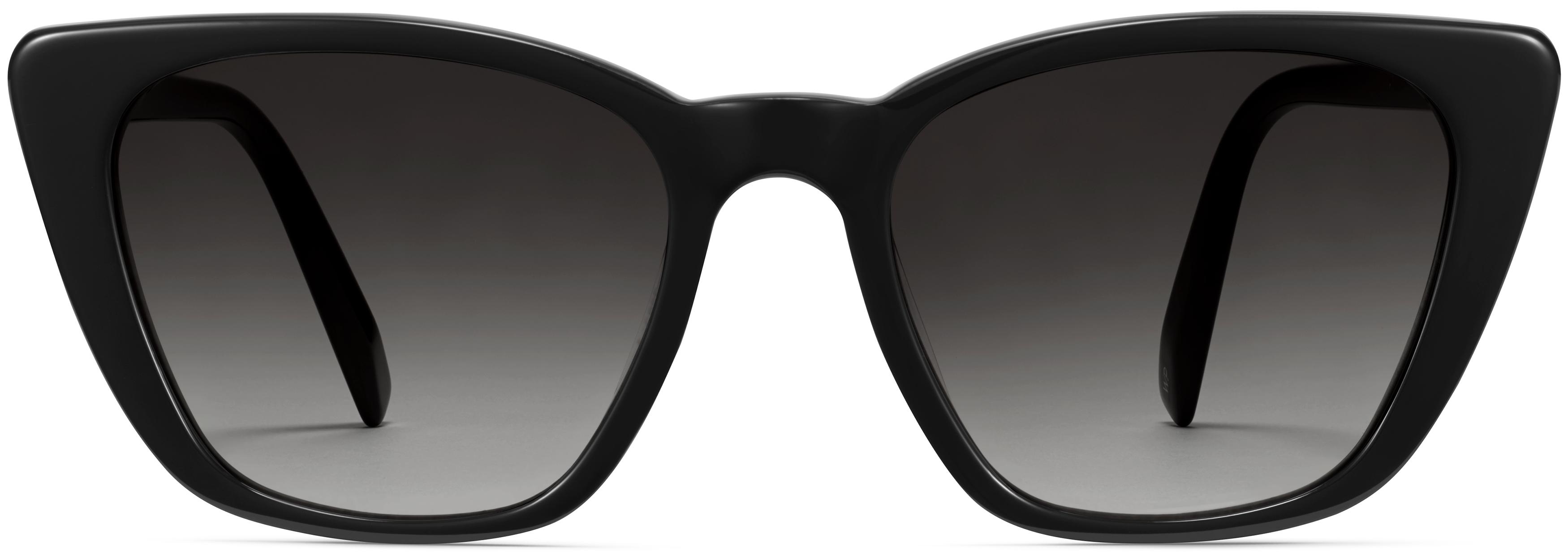 NEW QUAY Harper Matte Black/Smoke Fade Cat Eye Sunglasses Gradient Sunnies