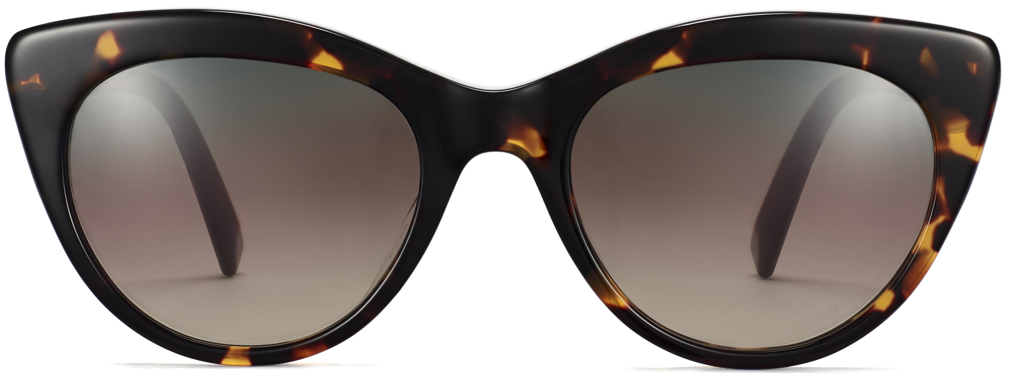 Tilley Low Bridge Fit Sunglasses in Cognac Tortoise | Warby Parker