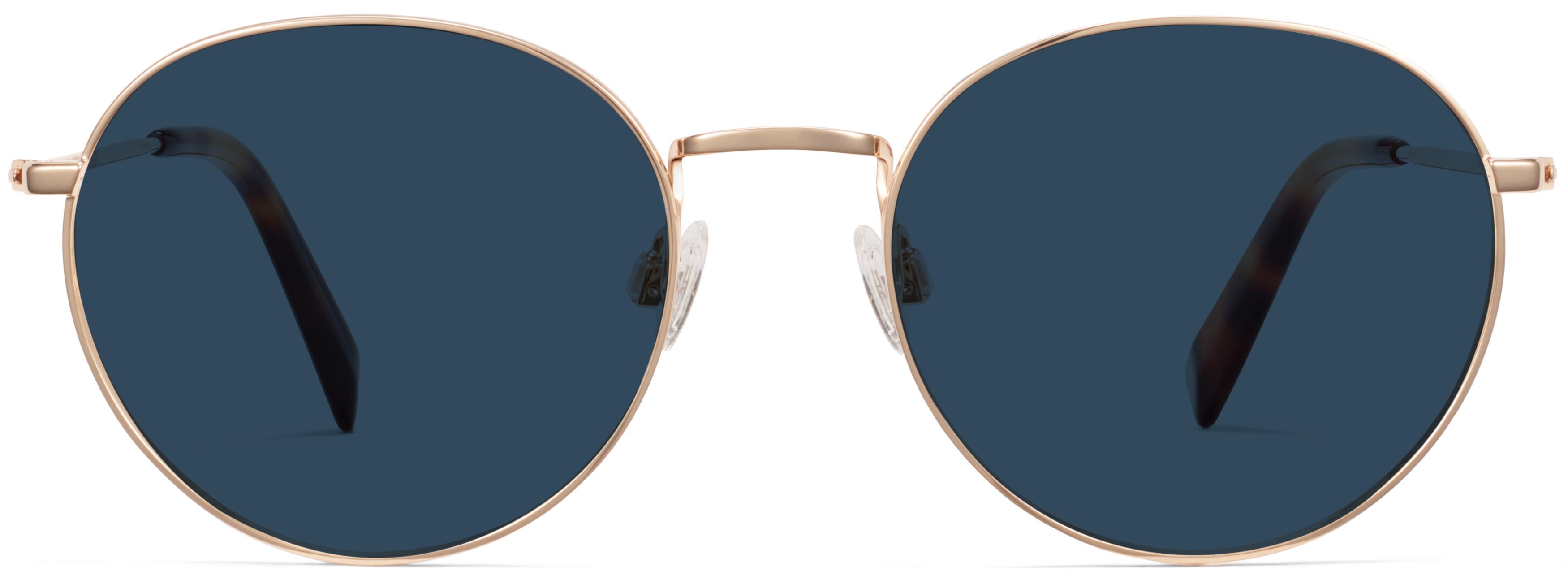 Simon Eyeglasses in Polished Gold — Medium | Warby Parker display picture 1