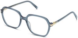 Willetta in Beach Glass With Polished Gold, thumbnail 1