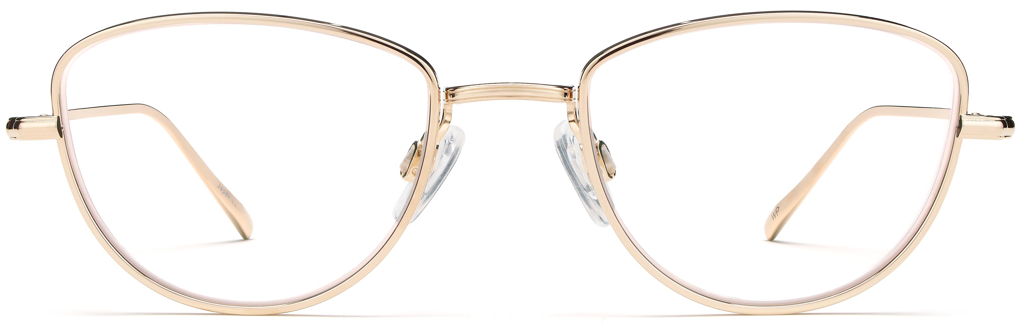 Eleanor Eyeglasses in Polished Gold Warby Parker