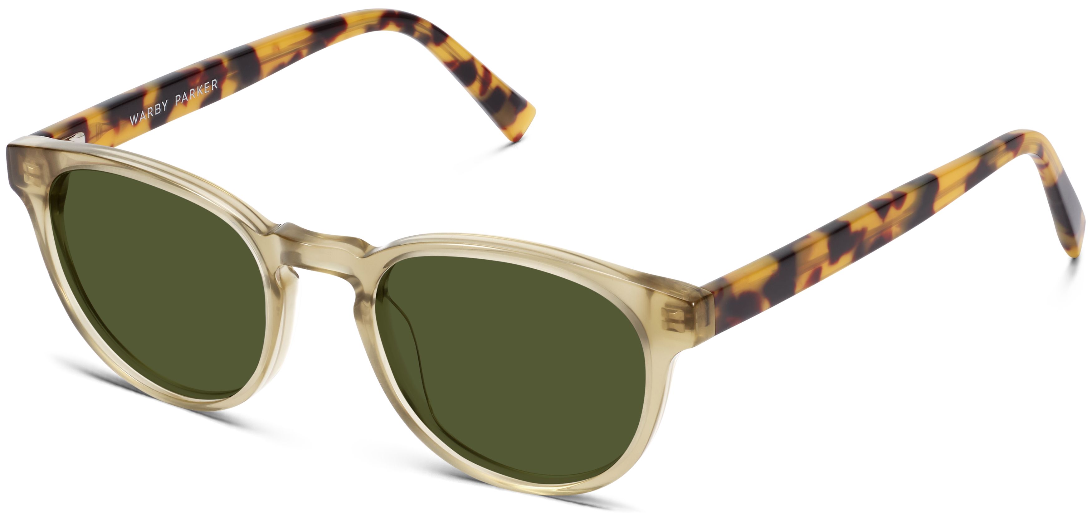 Percey Sunglasses in Honeydew with Cider Tortoise | Warby Parker display picture 3