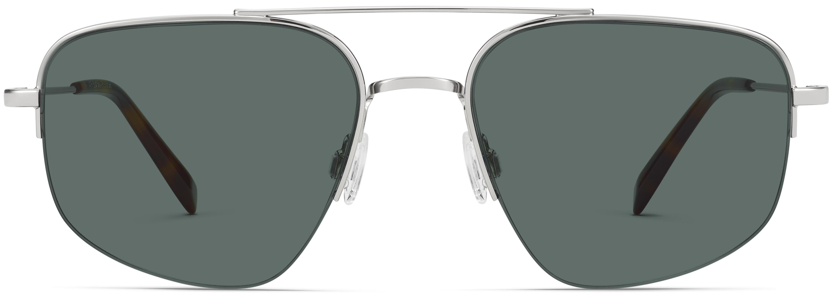 Julio Sunglasses in Polished Silver