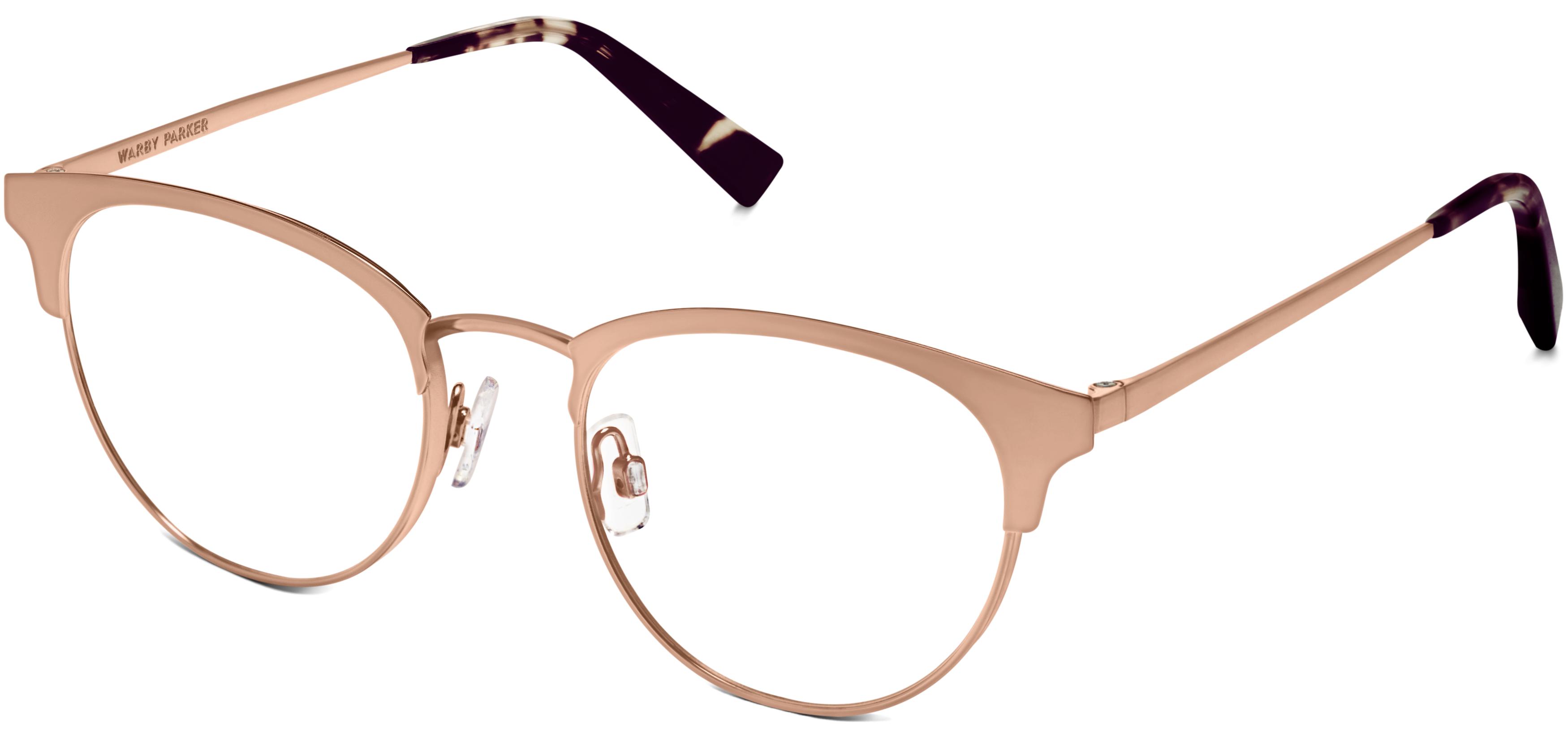 Rose gold cheap eyeglass frames