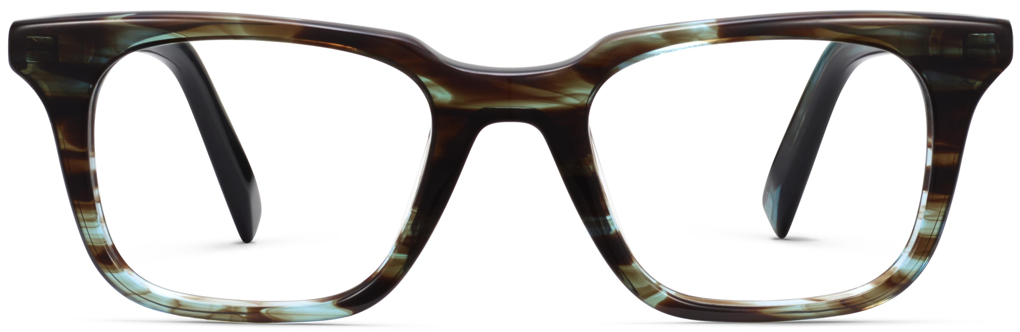 Clark Eyeglasses in Blue Marblewood