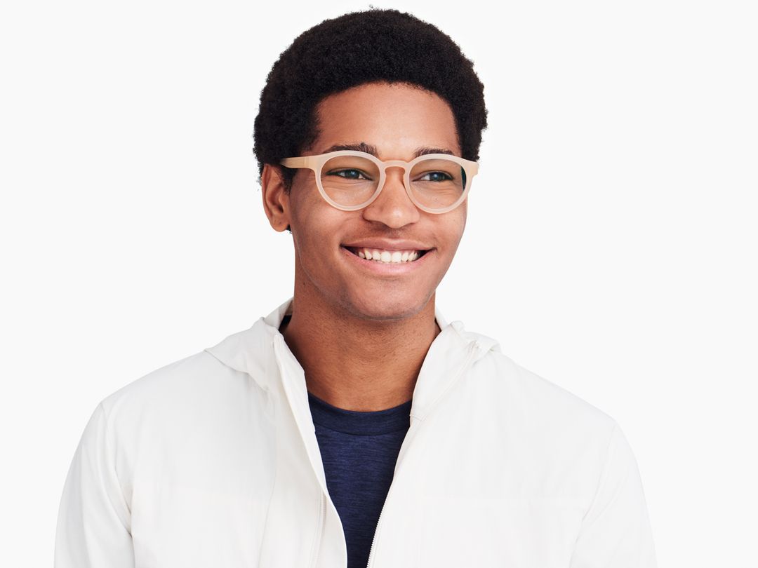 Callum Eyeglasses in Buttermilk Matte | Warby Parker