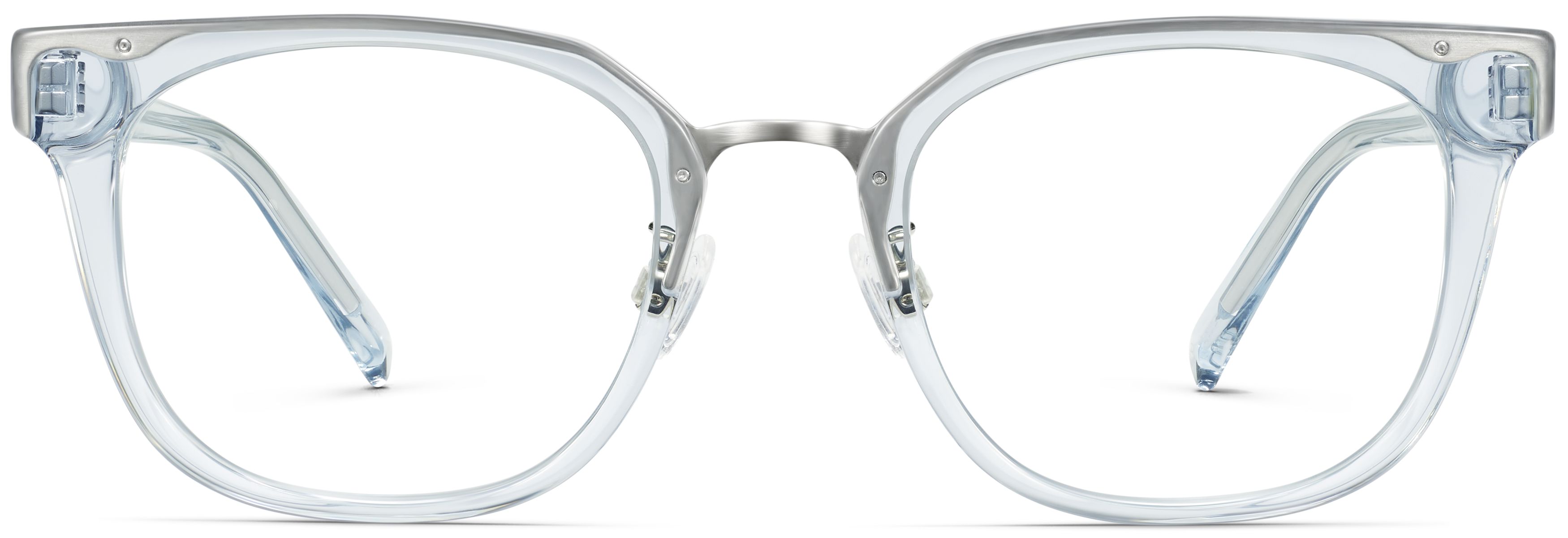 Perez Aruba Crystal with Antique Silver, front view