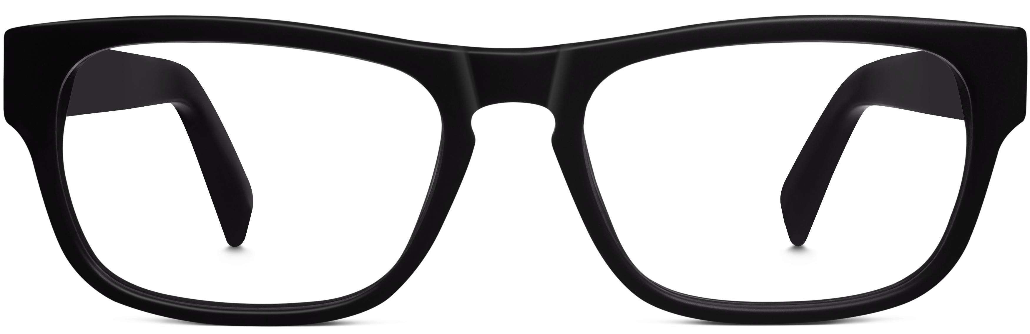 Matte black cheap prescription glasses