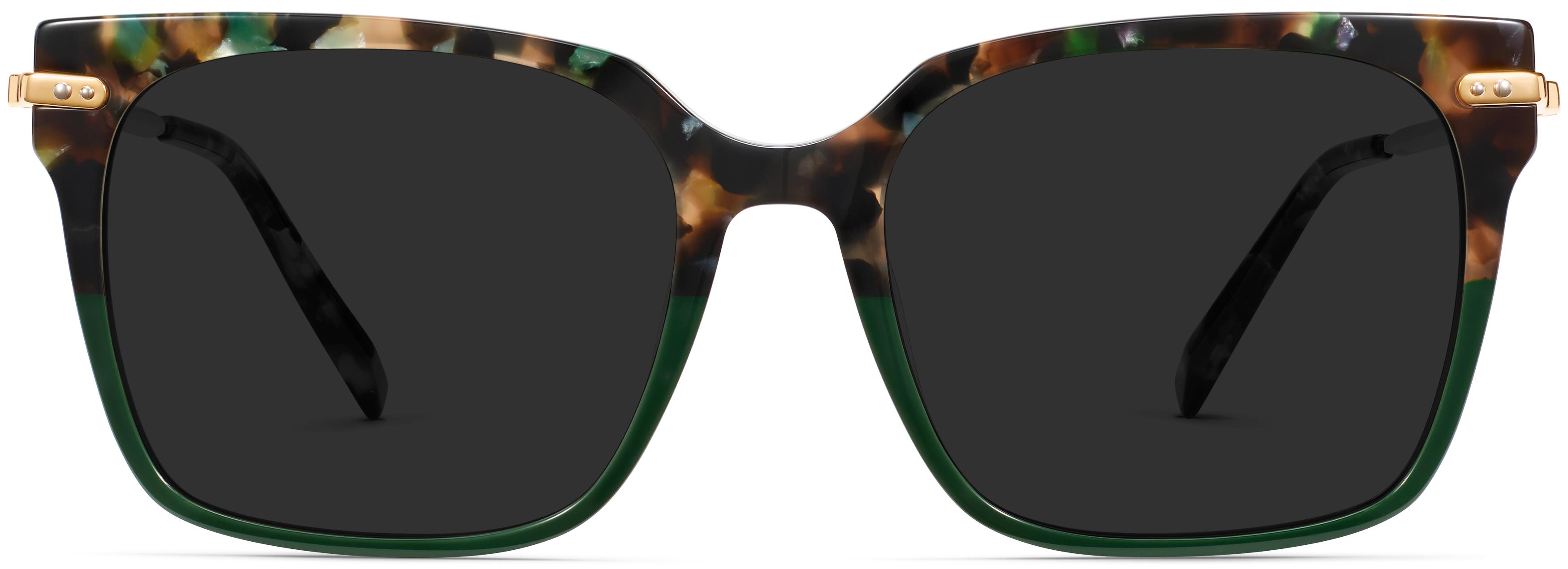 Vela Sunglasses in Aventurine Tortoise with Polished Gold  display picture 1