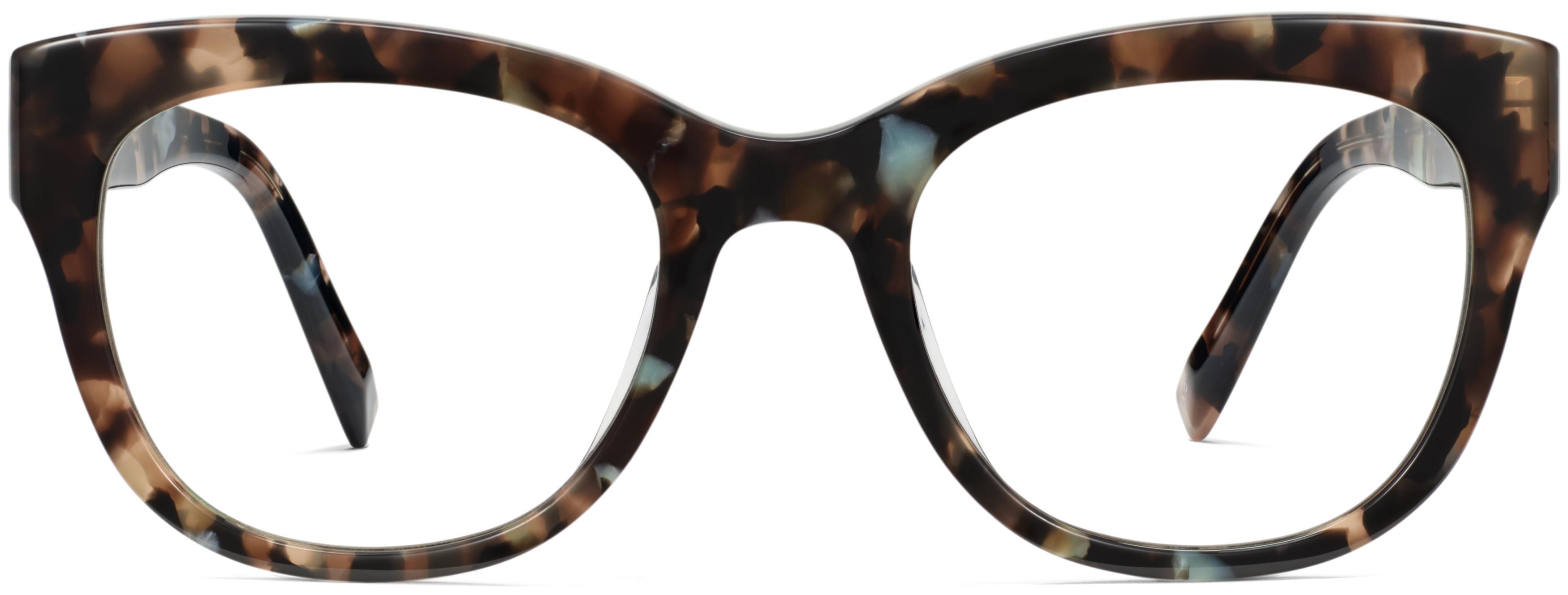 Tatum Low Bridge Fit Eyeglasses in Smoky Pearl Tortoise