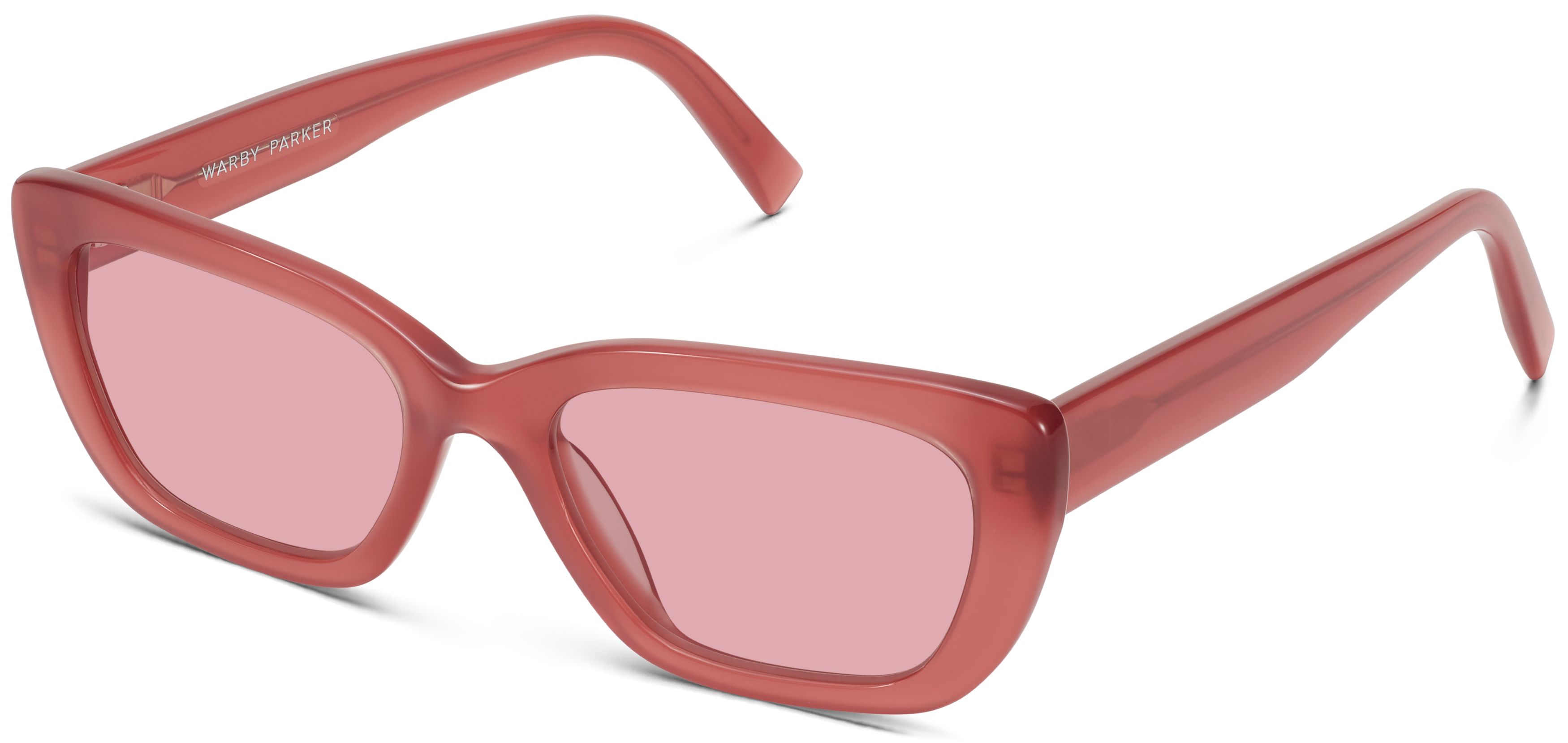 Dasia Sunglasses in Red Plum | Warby Parker display picture 1