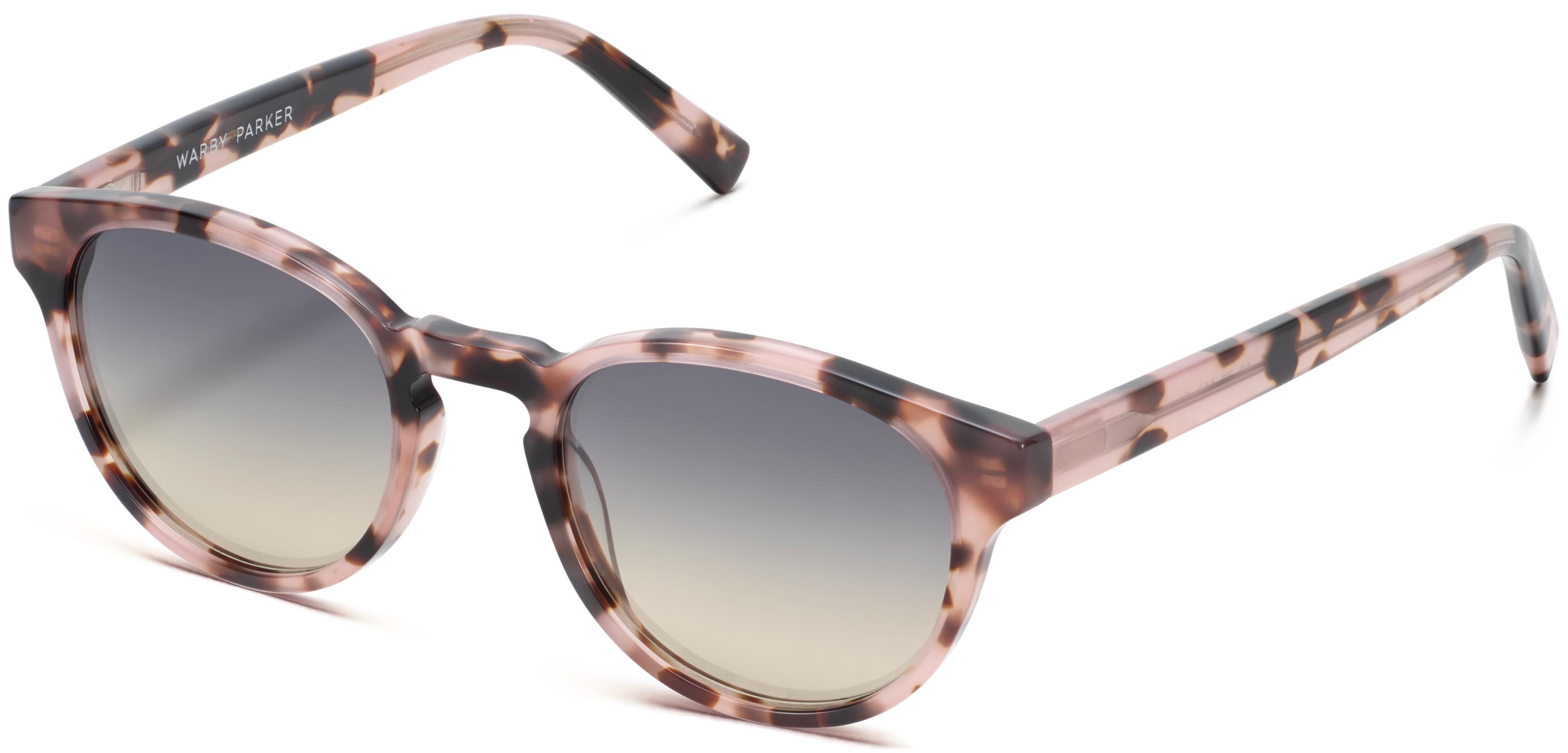 Warby Parker Petal  Tortoise , Sunglasses Piper 285 54-18-140 Cooper Sunglasses in Black Oak Tortoise with Polished Gold  main image 3