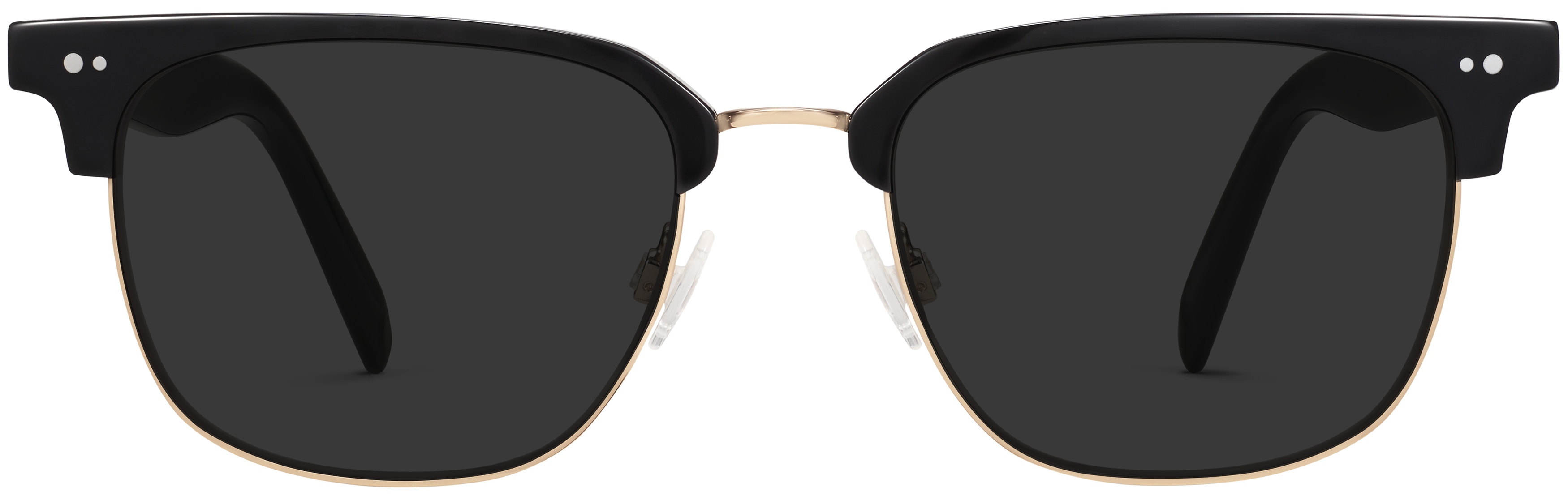 Baird Jet Black with Polished Gold, baseTransparent view