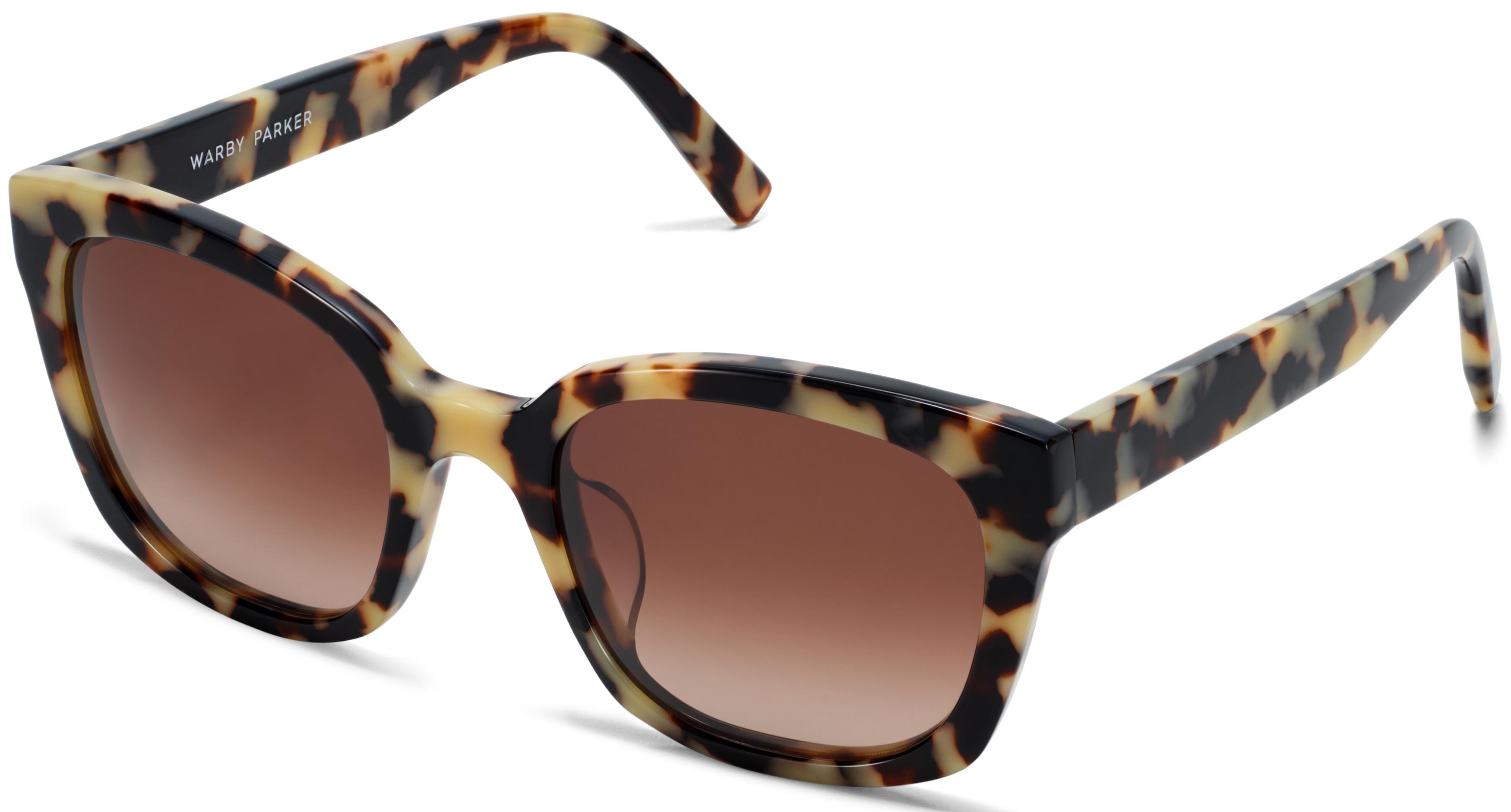 PERMANENT VACATION パーマネントバケーション　ローリークー Aubrey Low Bridge Fit Sunglasses in Marzipan Tortoise