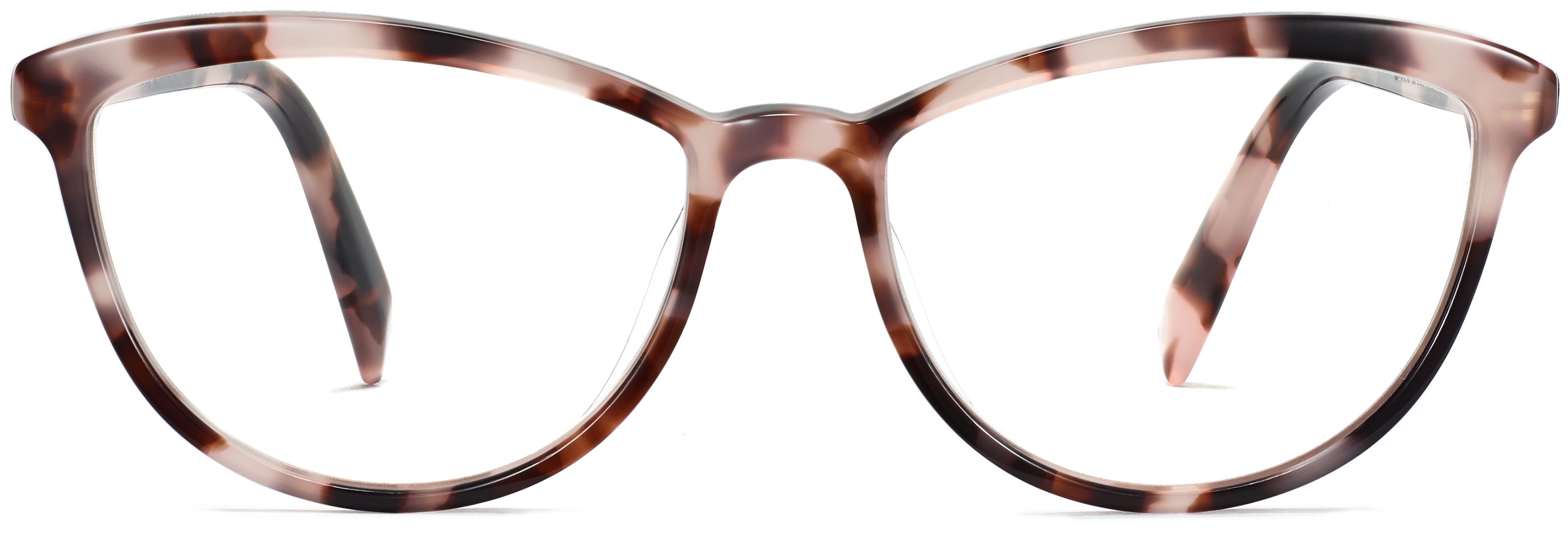 Louise Low Bridge Fit Eyeglasses in Blush Tortoise | Warby  display picture 1