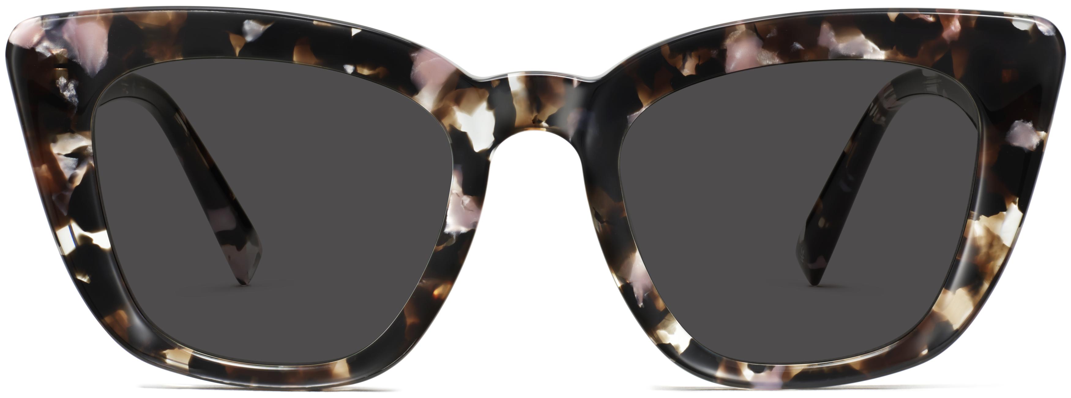 Warby Parker Lorena W172 Wide Black Currant Oversized Sunglasses 50-21 140 READ Lorena Eyeglasses in Black Currant Tortoise | Warby Parker main image 3