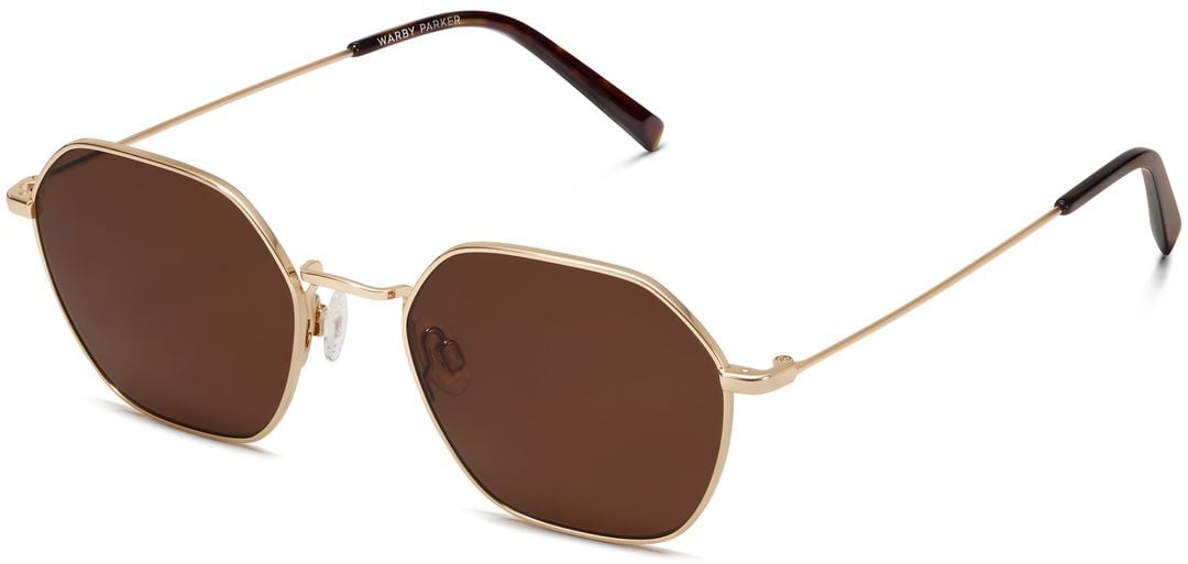 Keiko Sunglasses in Polished Gold Warby Parker