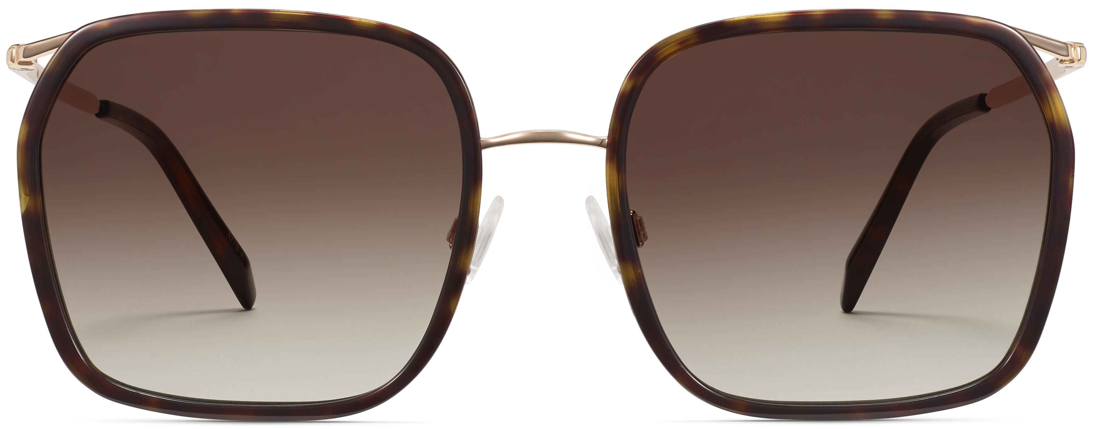 Catori Cognac Tortoise with Polished Gold