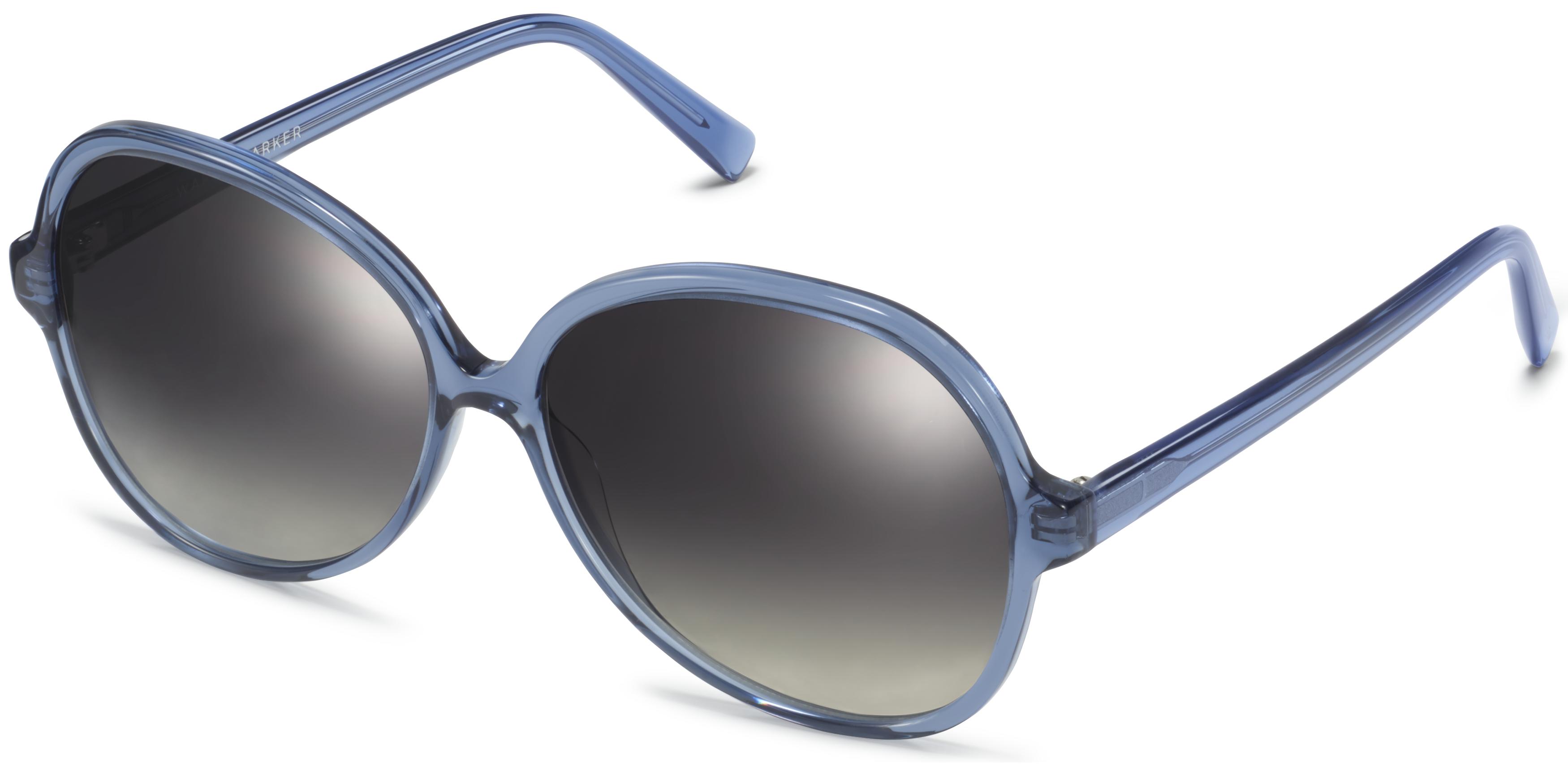 Karina Sunglasses in Blue Grotto Crystal Warby Parker