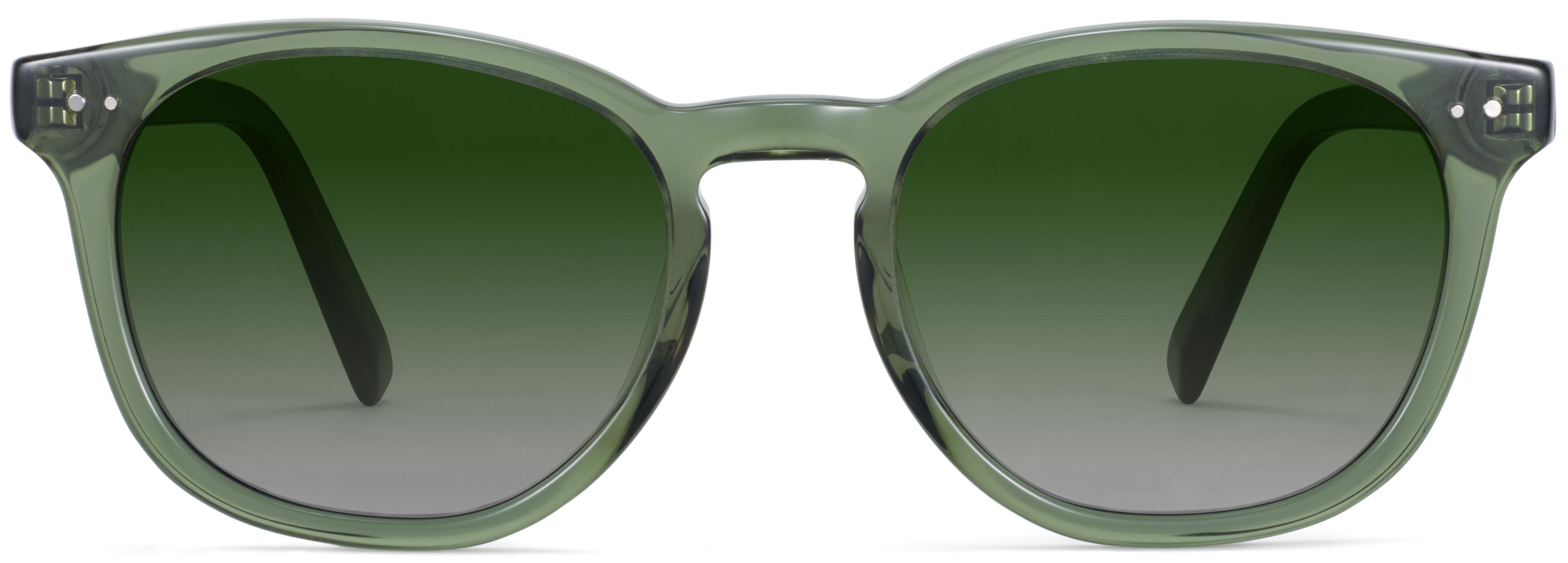 Toddy Sunglasses in Seaweed Crystal — Medium | Warby Parker display picture 3