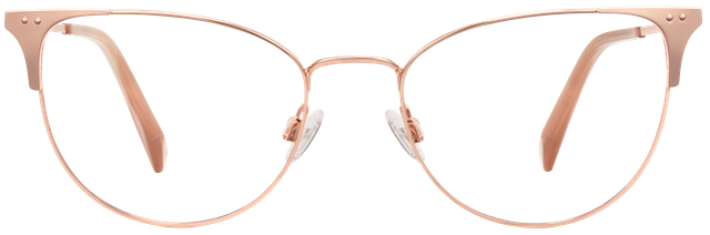 Ava Eyeglasses in Rose Gold | Warby Parker