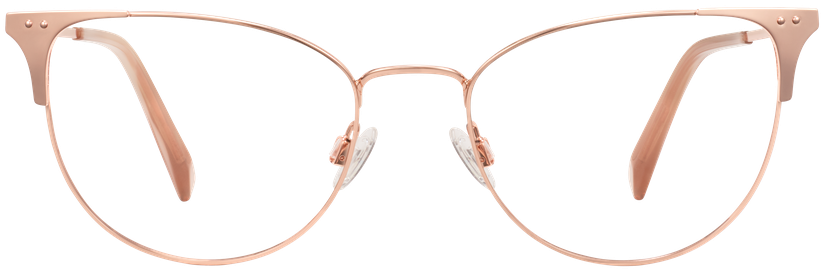 Ava Eyeglasses in Rose Gold | Warby Parker