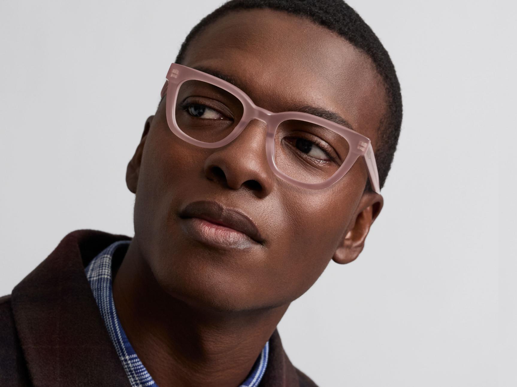 Hollis Eyeglasses in Grapefruit Spritz — Medium | Warby Parker