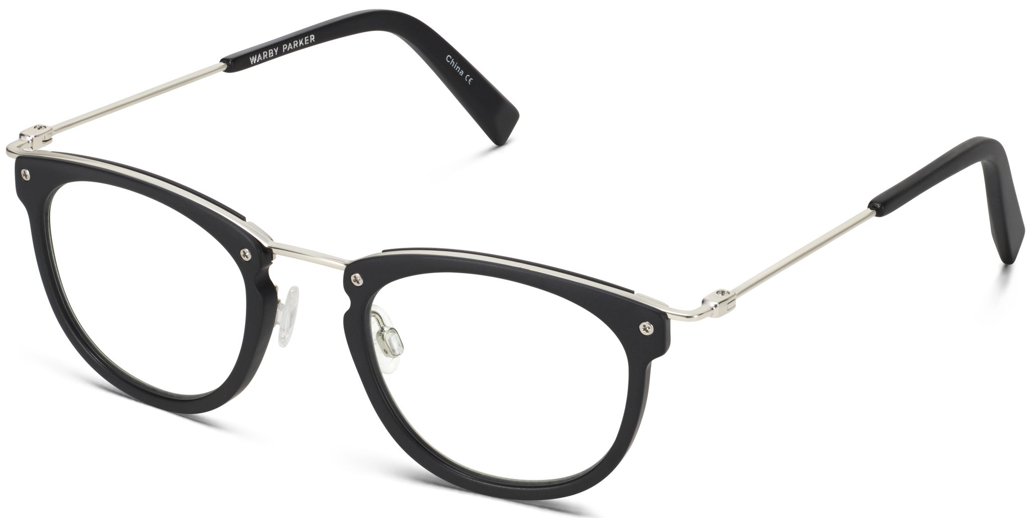 Moriarty in Jet Black Matte with Polished Silver, image 1