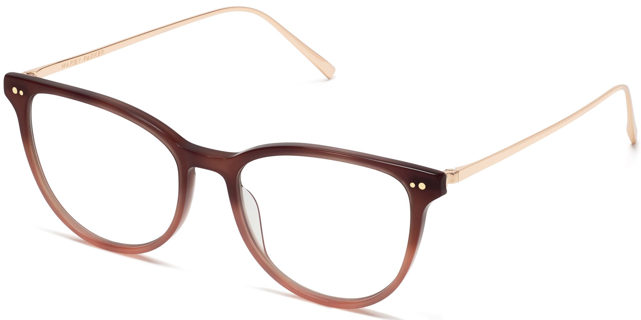 Maren in Mulberry Tortoise Fade with Polished Gold, image 1