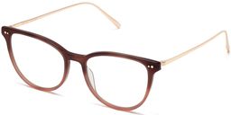 Maren in Mulberry Tortoise Fade with Polished Gold, thumbnail 1