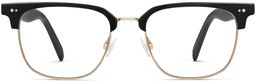 Baird in Jet Black with Polished Gold, thumbnail 4