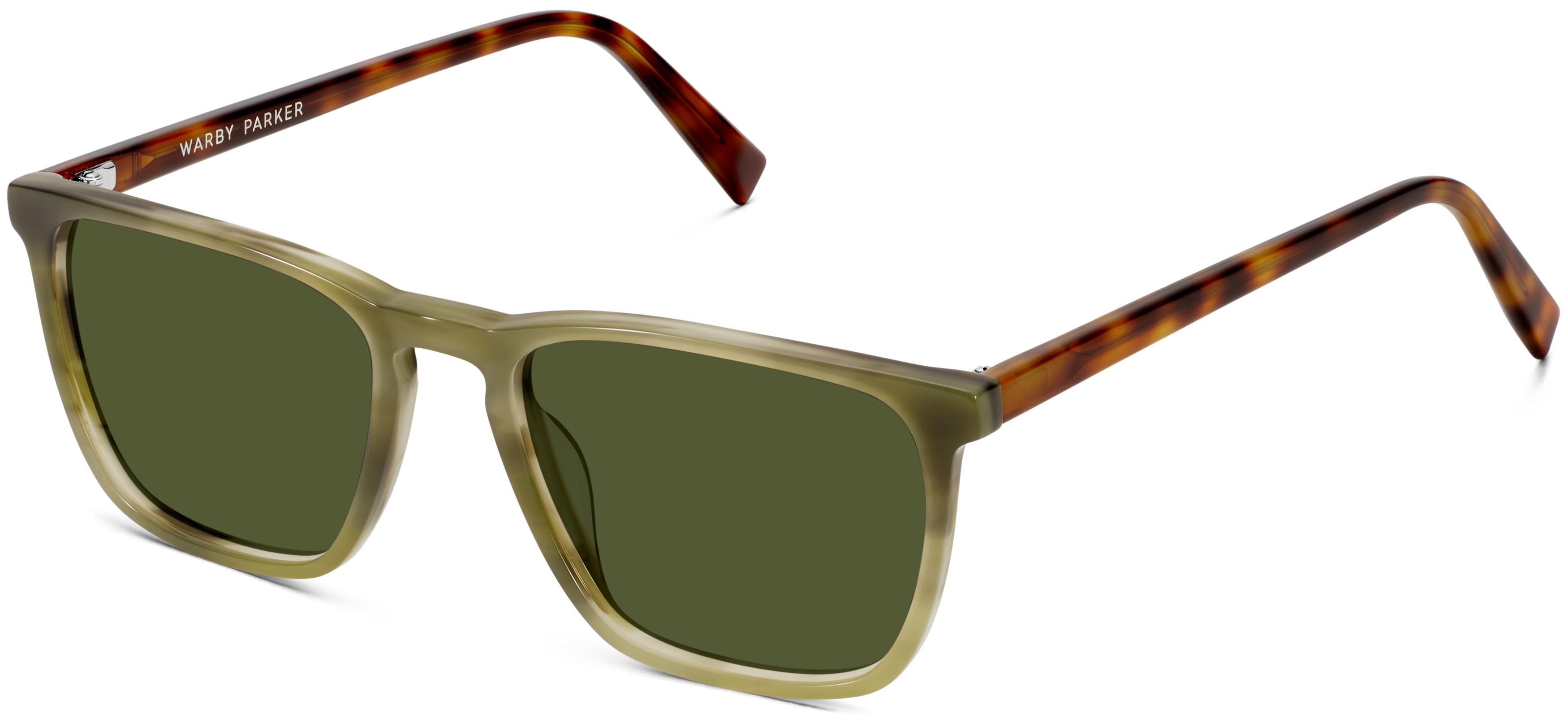 Sutton Sunglasses in Striped Spruce with Caramel Tortoise  display picture 1