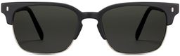 Ames in Jet Black Matte with Polished Silver, thumbnail 3