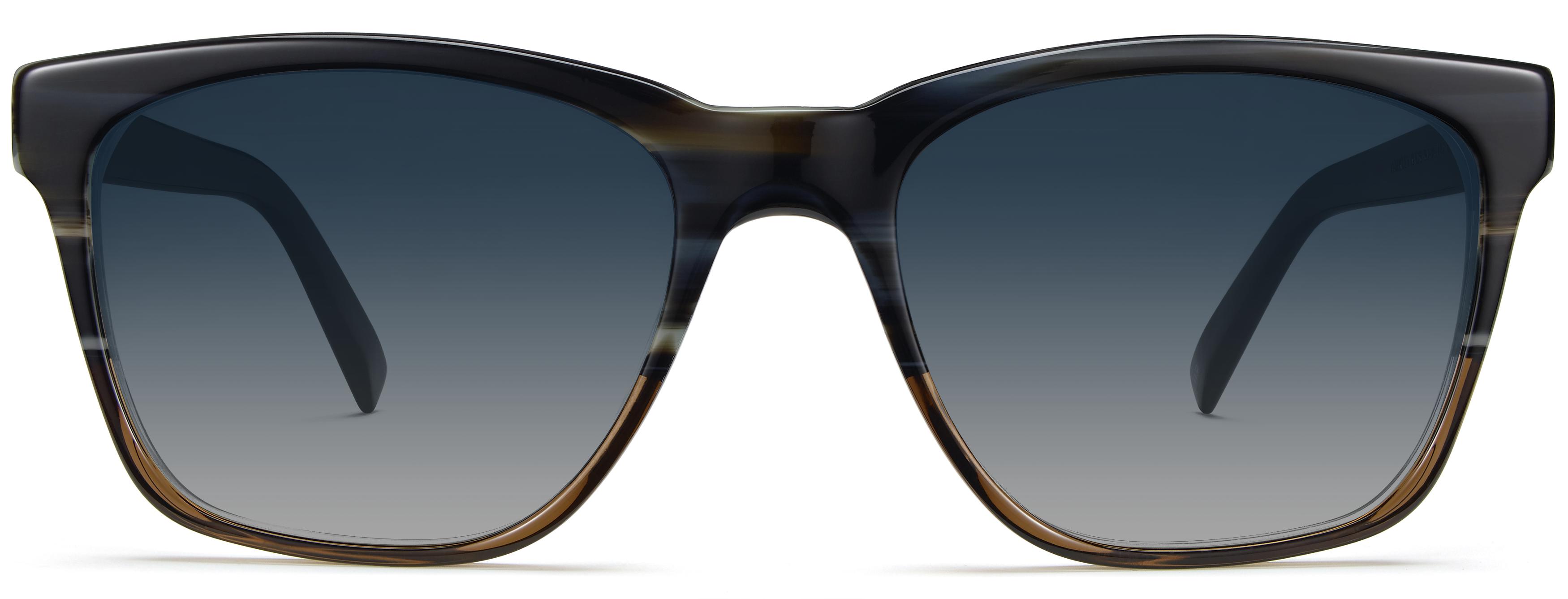 Barkley Low Bridge Fit Sunglasses in Antique Shale Fade 