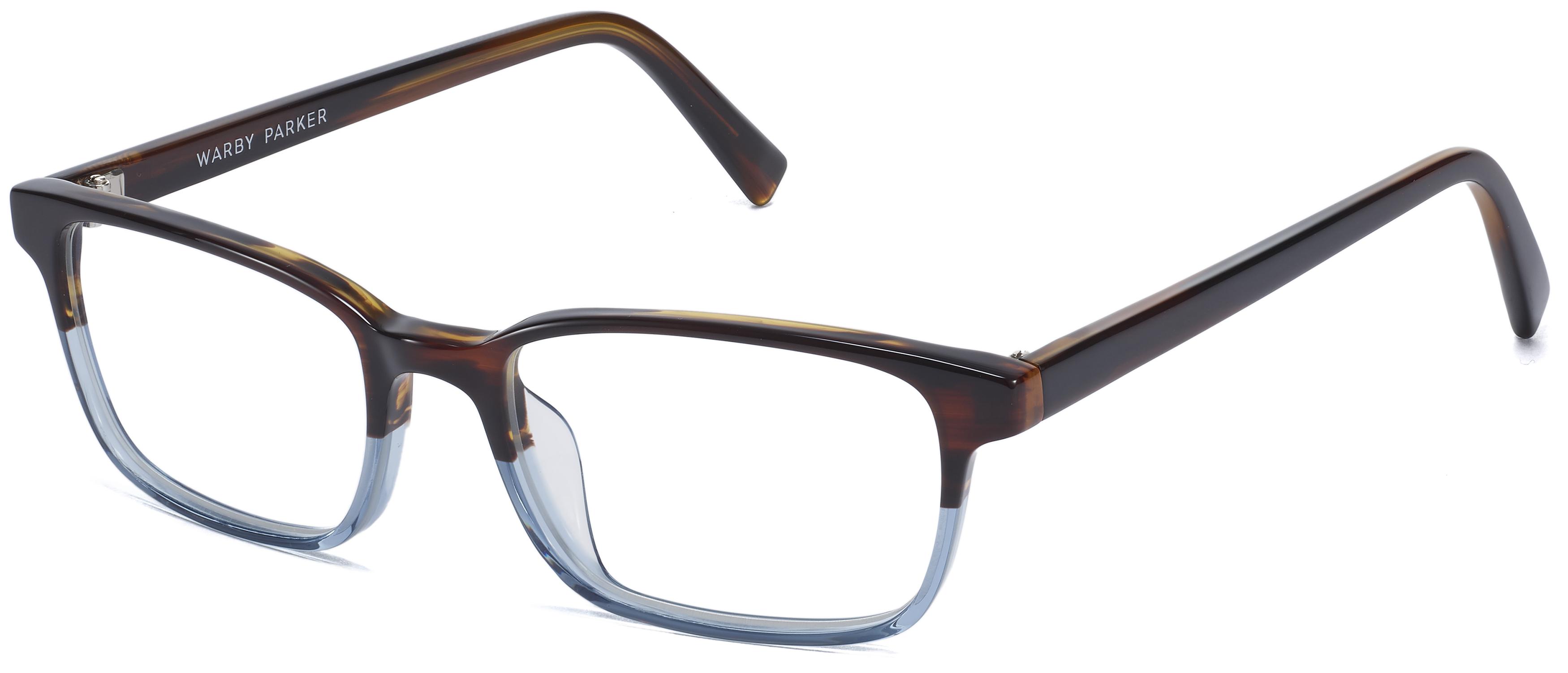 Crane Low Bridge Fit Eyeglasses in Eastern Bluebird Fade Crane Low Bridge Fit Eyeglasses in Eastern Bluebird Fade