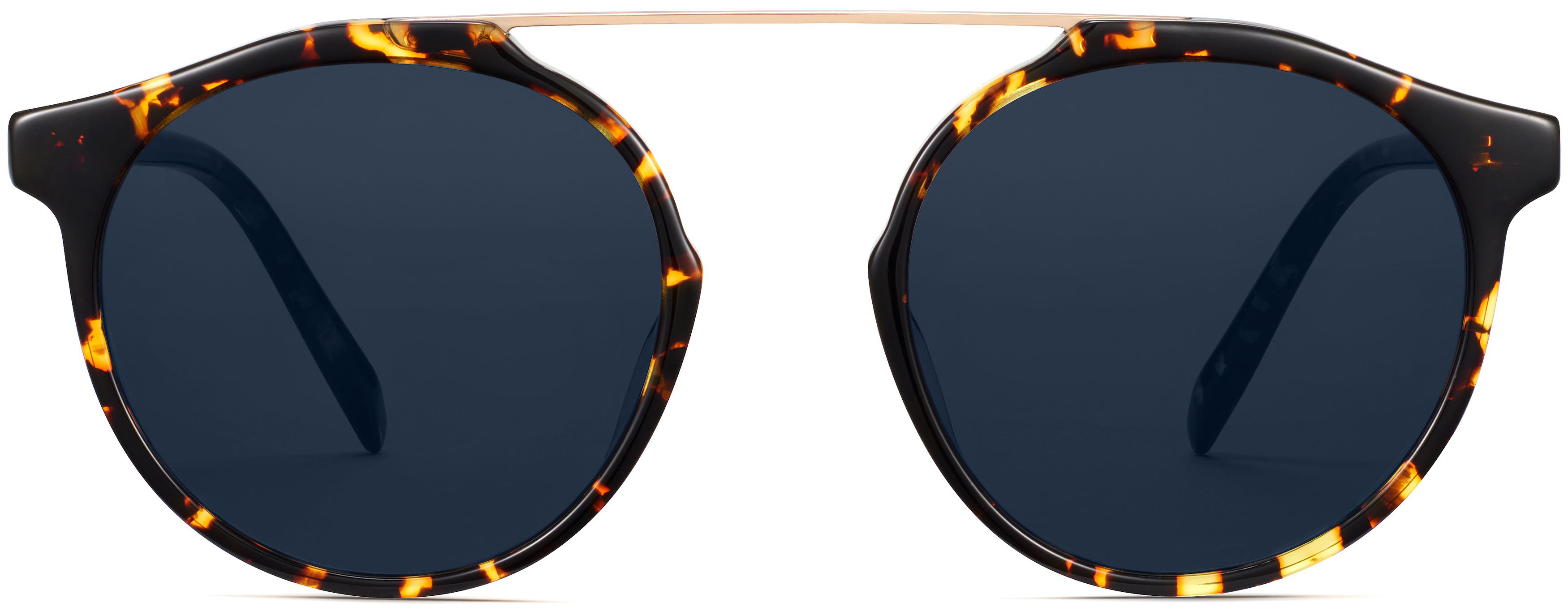 Warby Parker Teal Sunglasses with Gold Double Bridge +Case Gillian Sunglasses in Teal Tortoise | Warby Parker main image 2