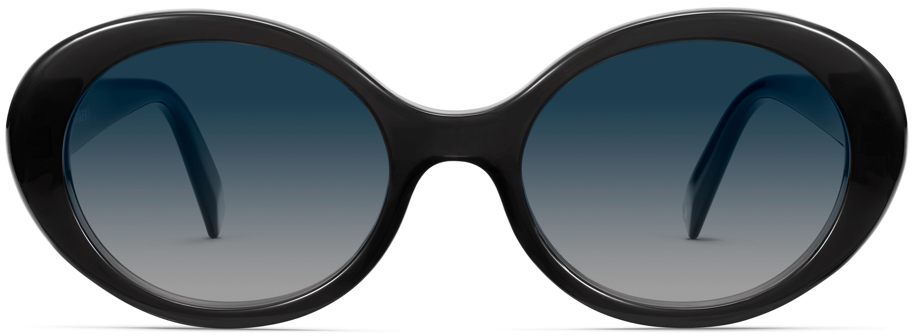 Jeanette Sunglasses in Licorice Crystal — Extra wide | Warby  display picture 3