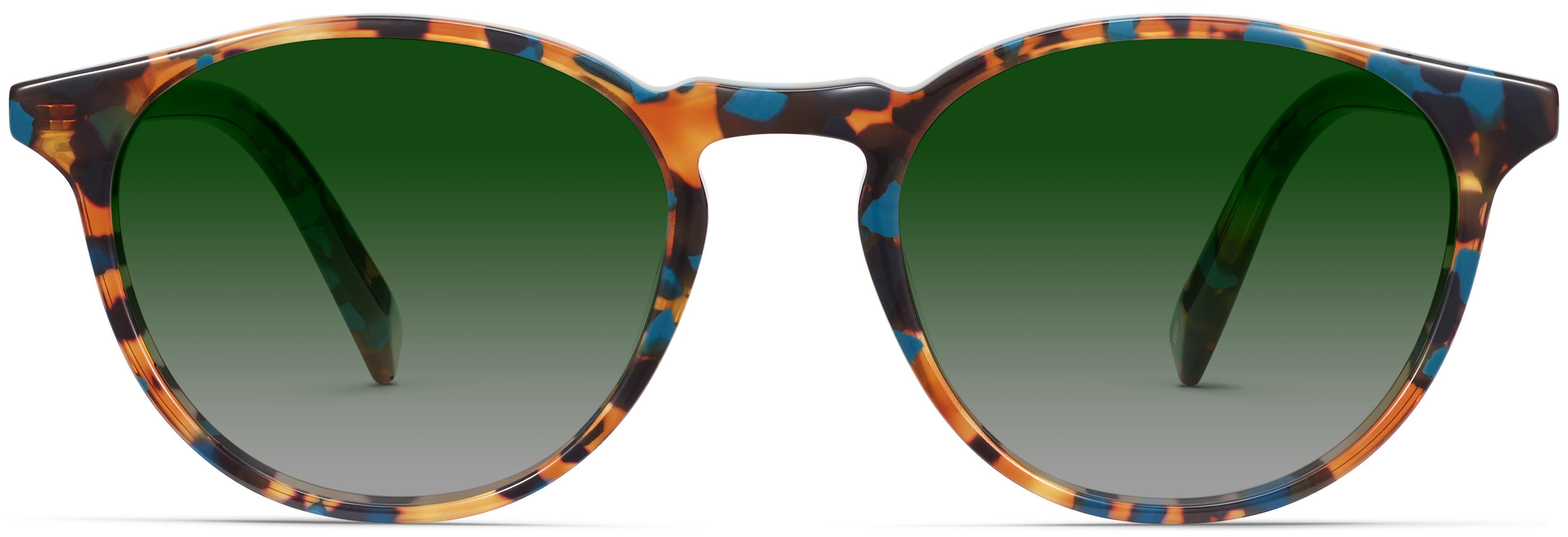 Butler Sunglasses in Teal Tortoise — Medium | Warby Parker display picture 2