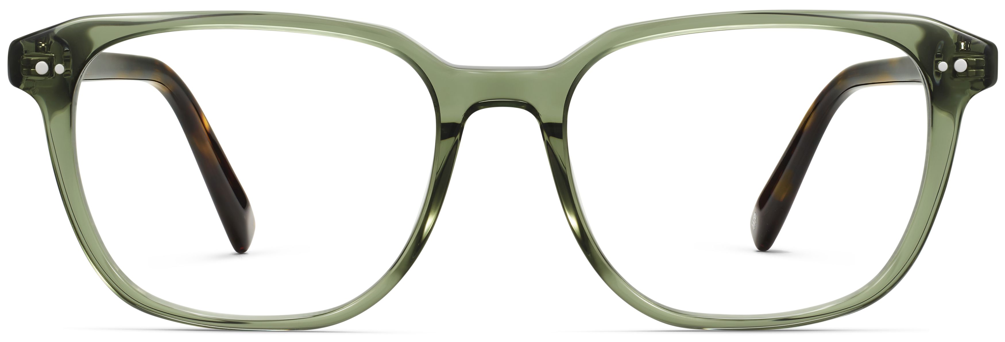 Gooding Seaweed Crystal with Cognac Tortoise, front view