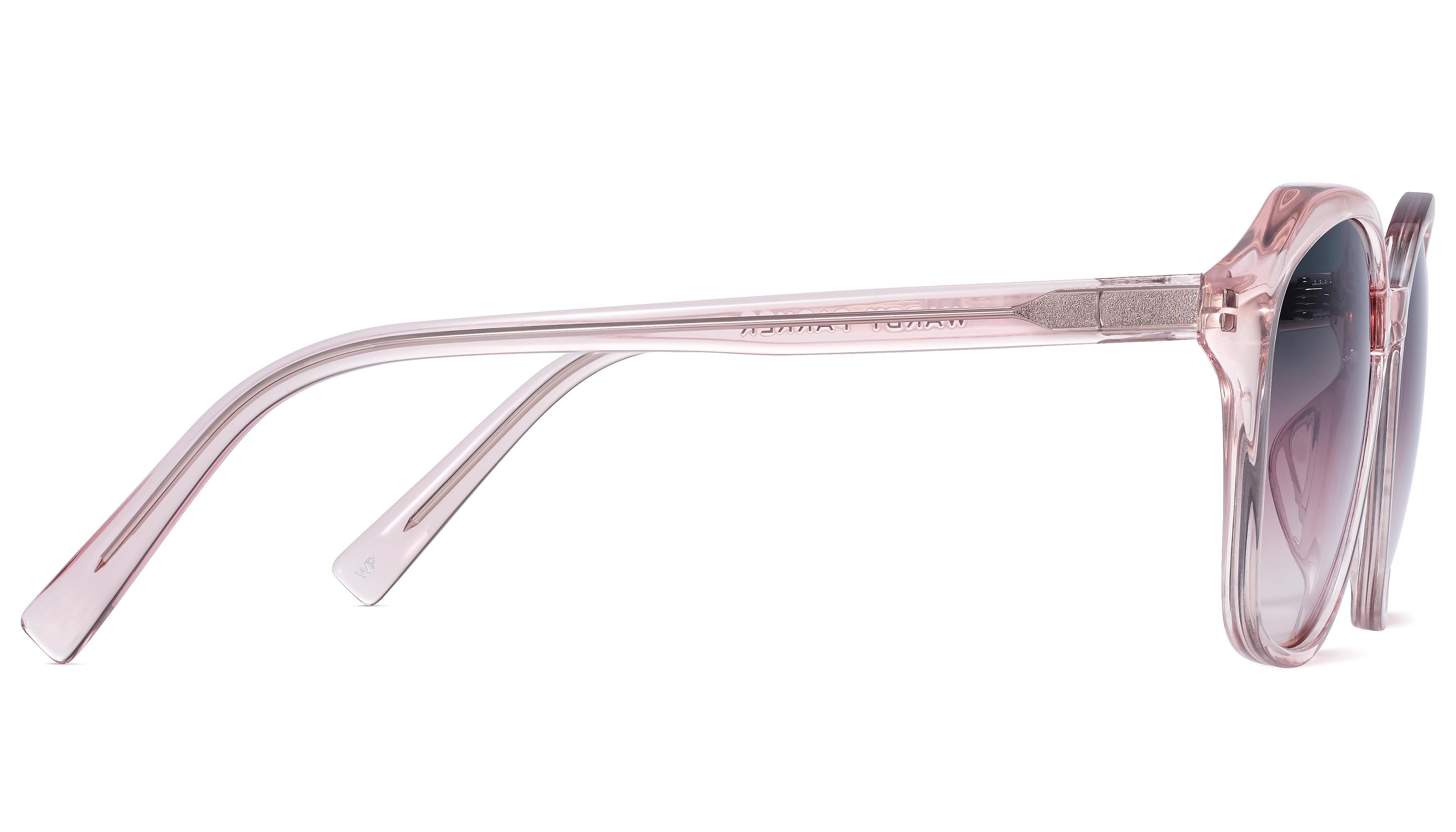 Nancy Low Bridge Fit Sunglasses in Rose Crystal | Warby Parker