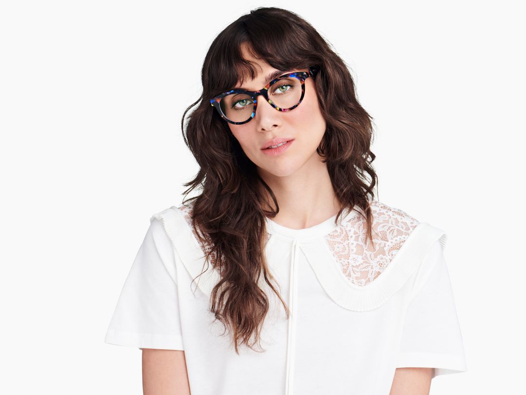Raina Eyeglasses in Confetti Tortoise Warby Parker