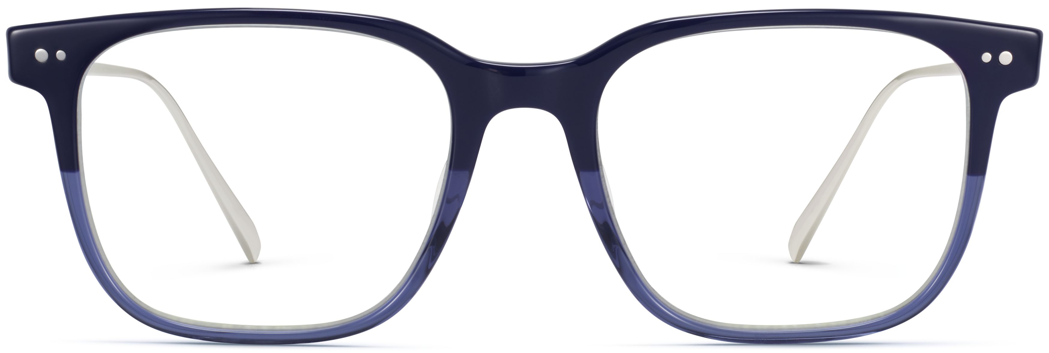 Caleb Midnight Fade with Polished Silver, front view