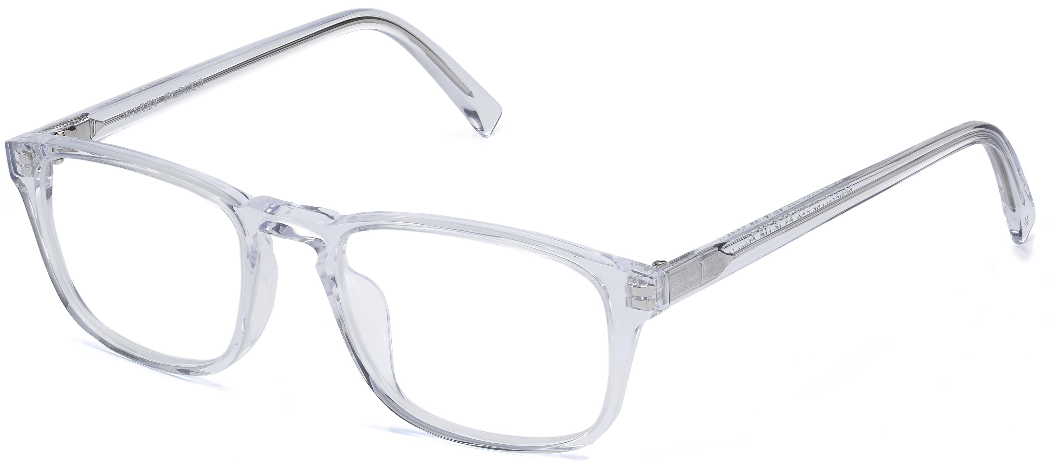 Bensen Low Bridge Fit Eyeglasses in Crystal | Warby Parker