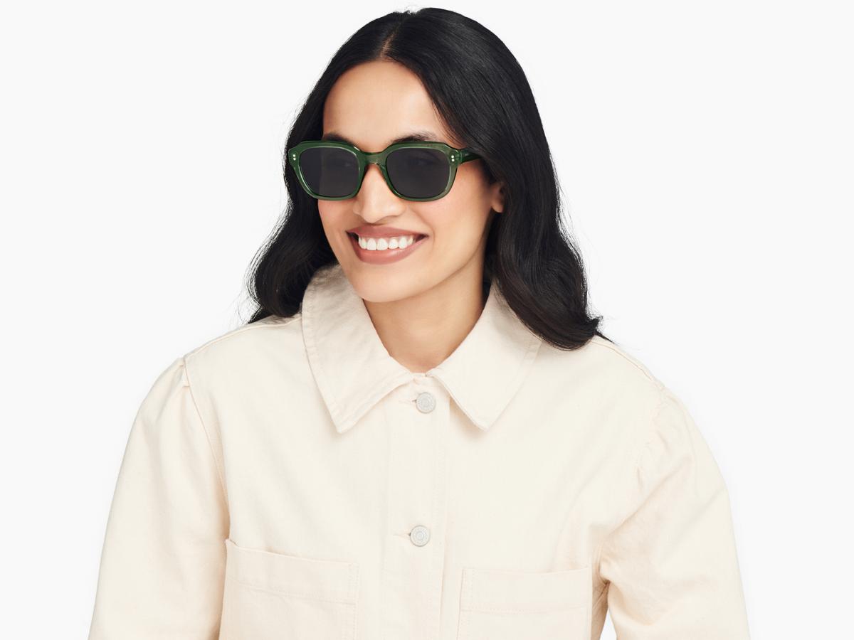 Atwater Sunglasses in Rosemary Crystal Warby Parker