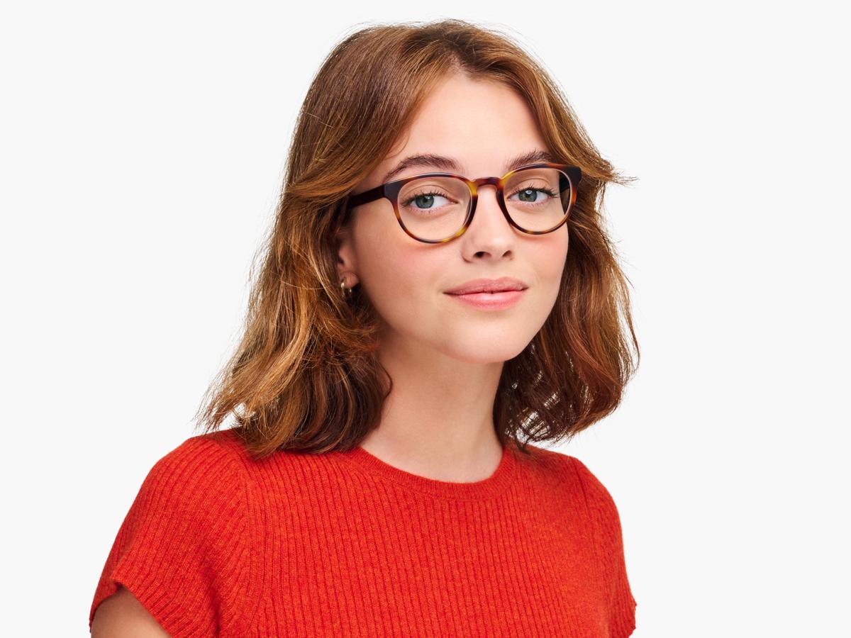 Warby parker store percey petal tortoise