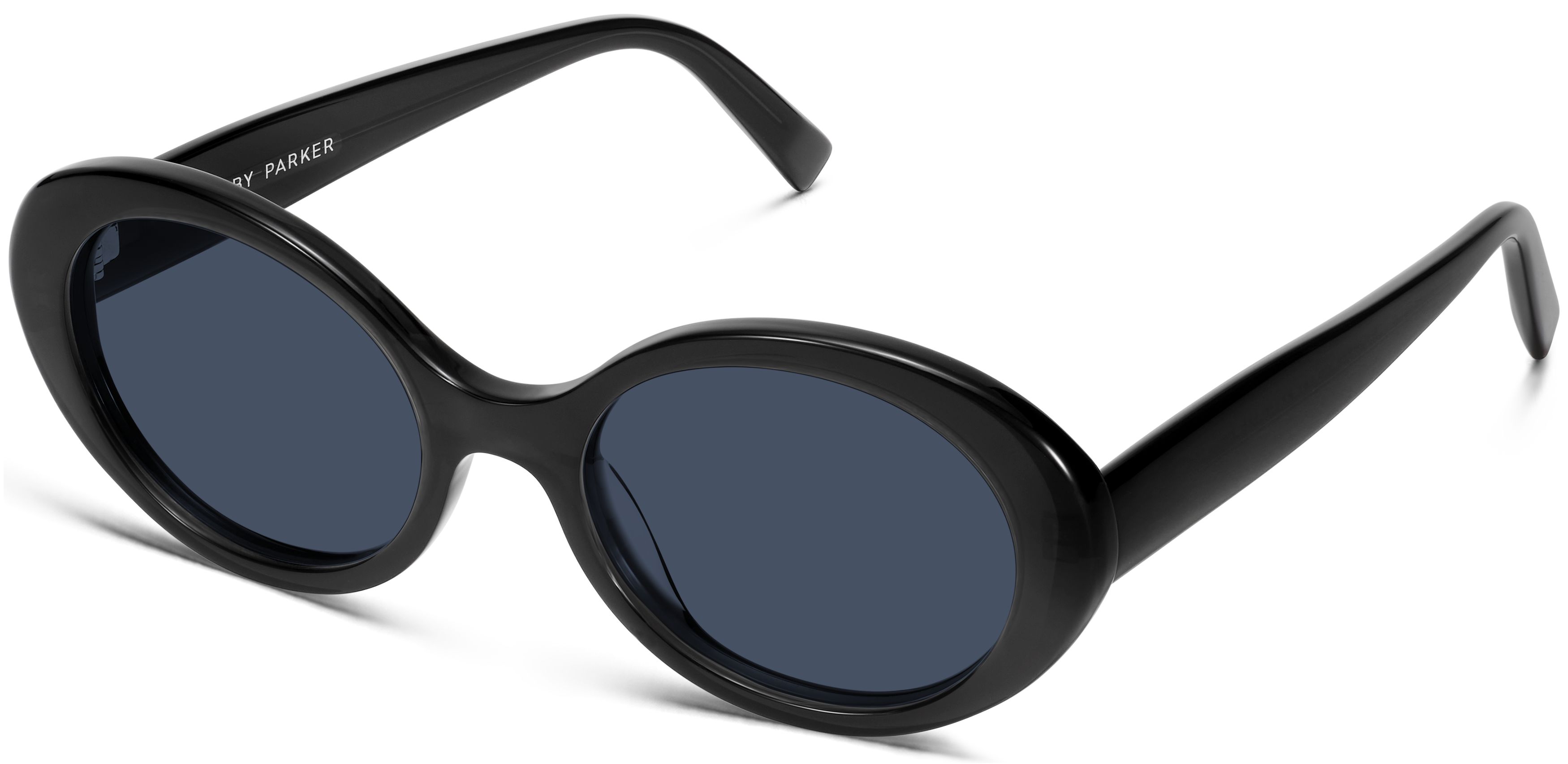 Jeanette Sunglasses in Licorice Crystal — Extra wide | Warby Parker