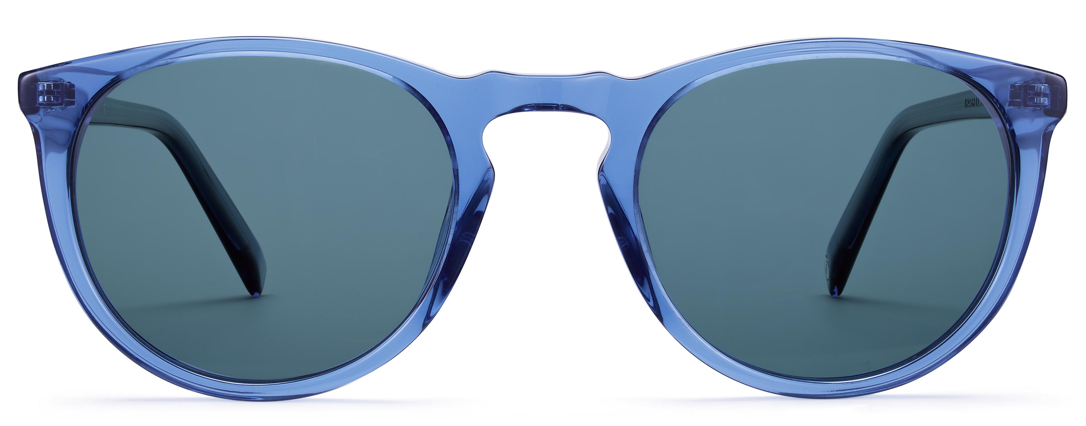 Haskell Sunglasses in Oxford Blue Crystal Warby Parker