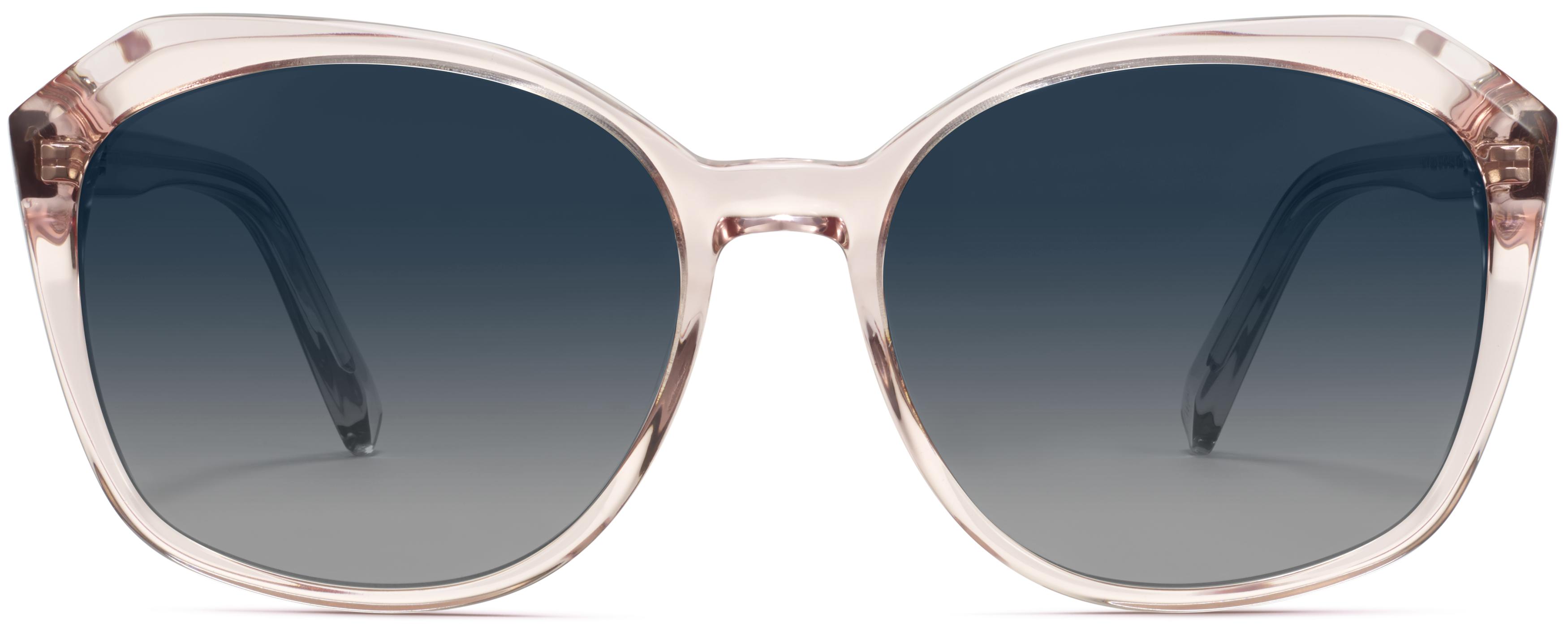 Warby Parker Clear Peach Square Women\'s Sunglasses http:// main image 4