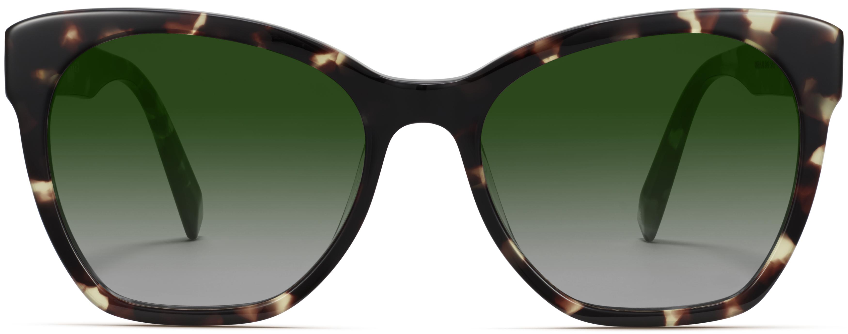 Warby Parker Tortoise Sunglasses with Rifle Paper Co Floral Headband Rhea Sunglasses in Truffle Tortoise | Warby Parker main image 3