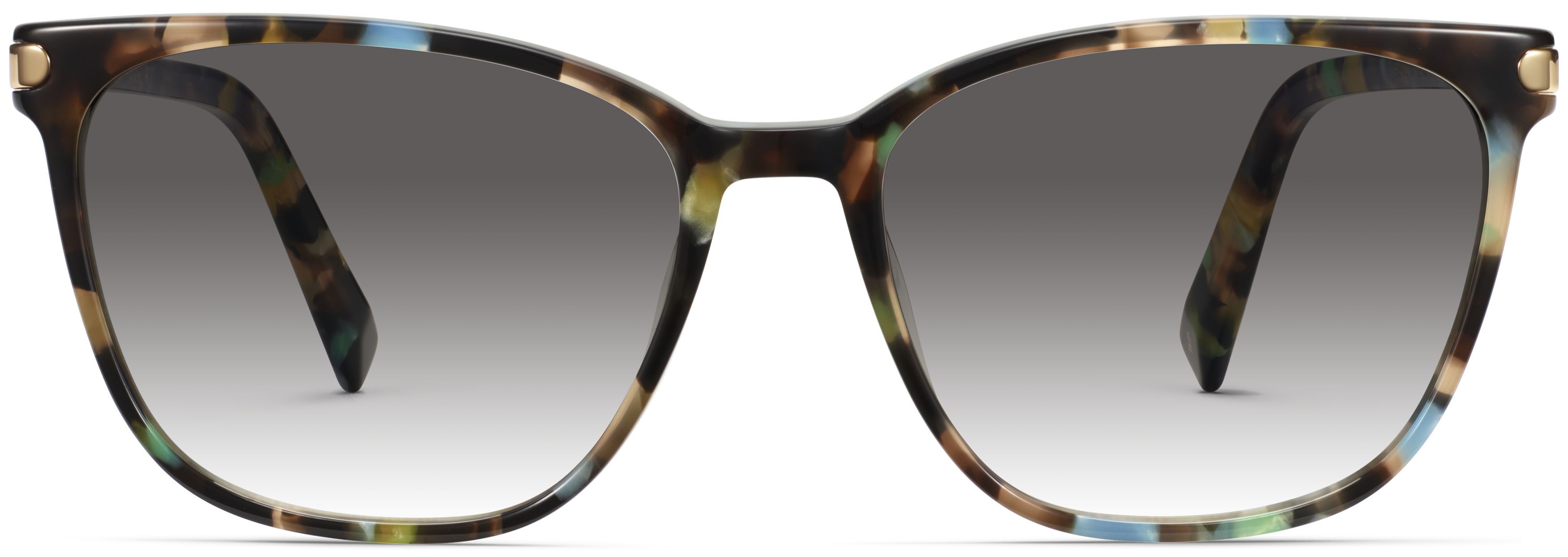 Esme Aventurine Tortoise with Polished Gold, front view